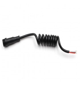 IP68 3pin connector female to open/pigtail spring cable OEM waterproof IP68 3pin spring connector cable cord wire